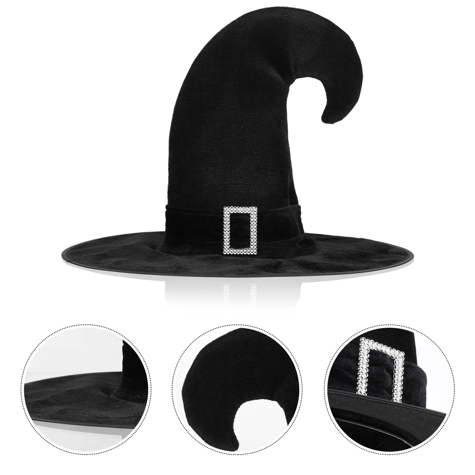 

Witch Hat Black Size Suitable for Most People Halloween Party Costume Cosplay Wizard Hat Witches Hats for Women