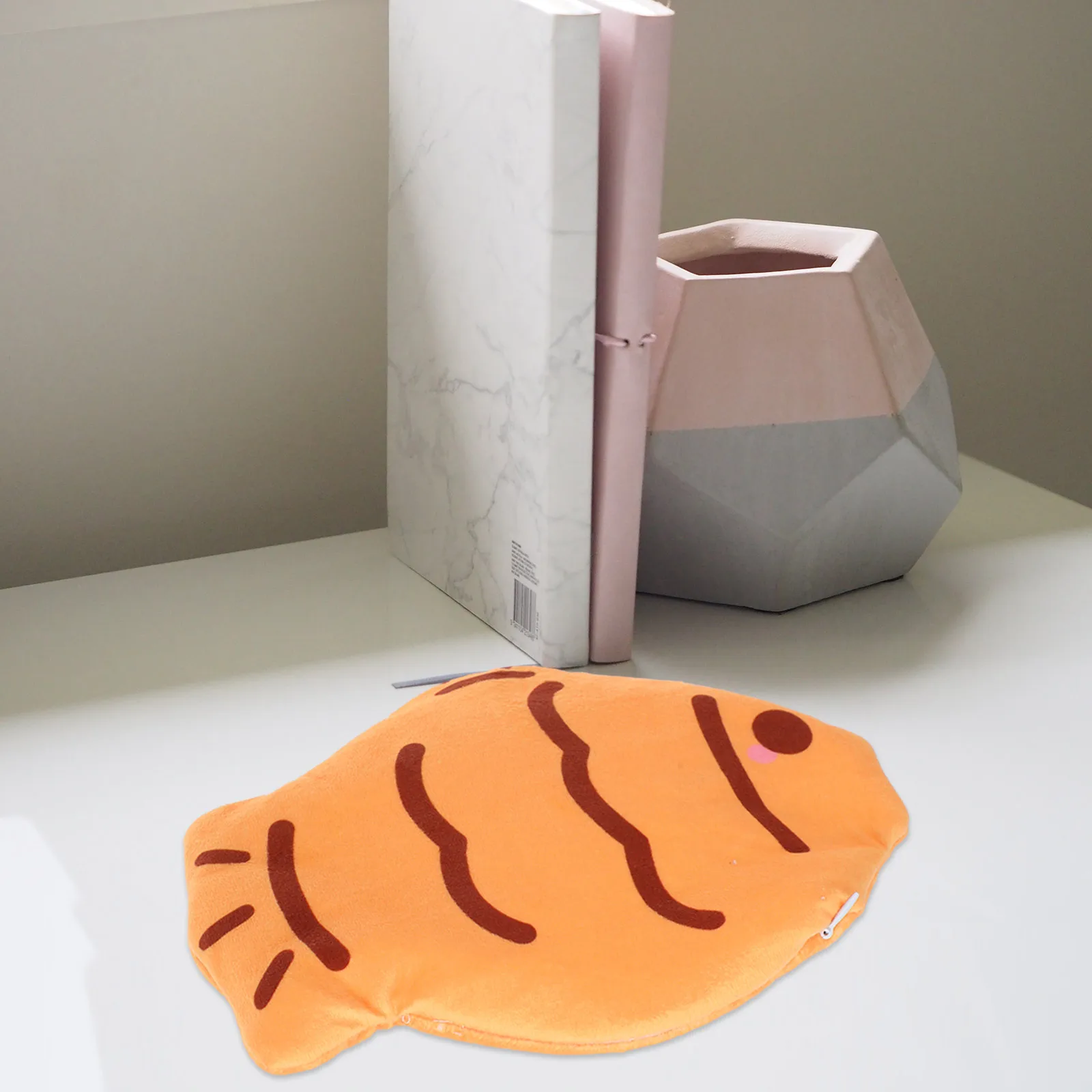 

Fish Pen Bag Spacious Retro Zipper Pencil Case Large Capacity Stationery Holder Cloth Student Pouch Multi Function Storage Bag