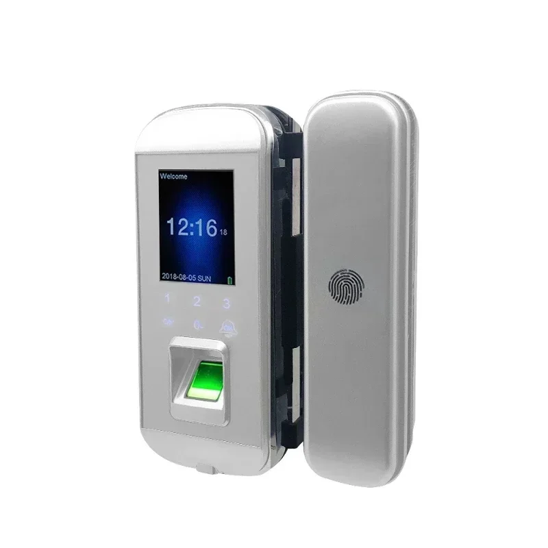 Hot SalesBiometric Fingerprint Smart Glass Door Lock For Swing Frameless Glass Door