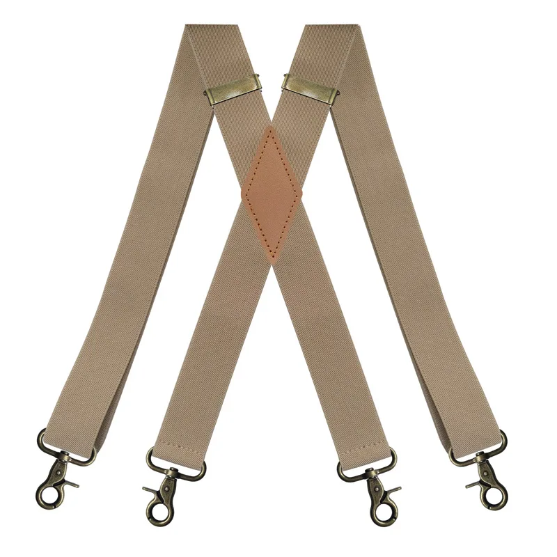 Man 'S Suspenders แฟชั่น Hook วงเล็บปรับ Suspensorio BretellesTirantes Casual กางเกง Ligas พ่อของขวัญ