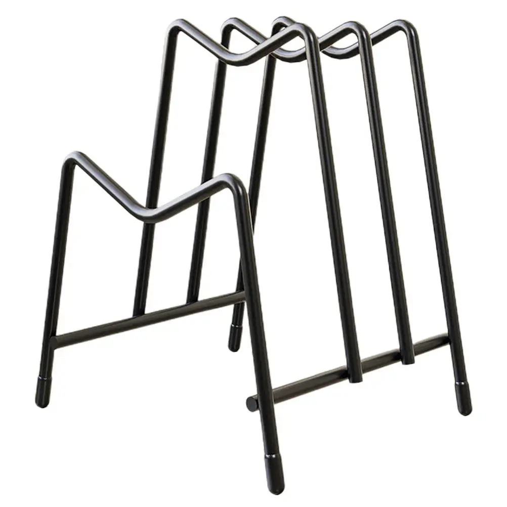 

Подставка для крышек и разделочных досок из углеродистой стали, органайзер для кухонной столешницы, держатель для крышек кастрюль и сковородок