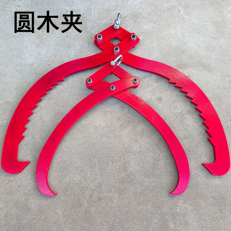Round wood cement clamp round pipe crane clamp hoisting truck