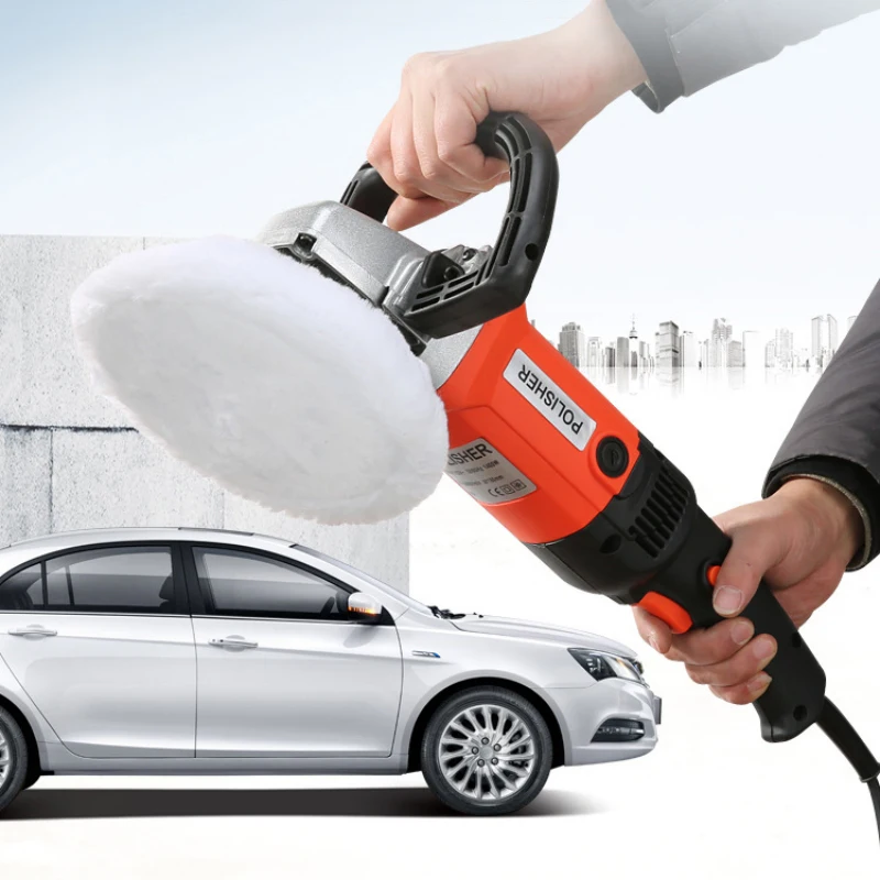 1400W Electric Car Polishing Machine 8 Adjustable Speed Cars Polisher Waxing Machine Automotive Polisher Tool for Car Detailing