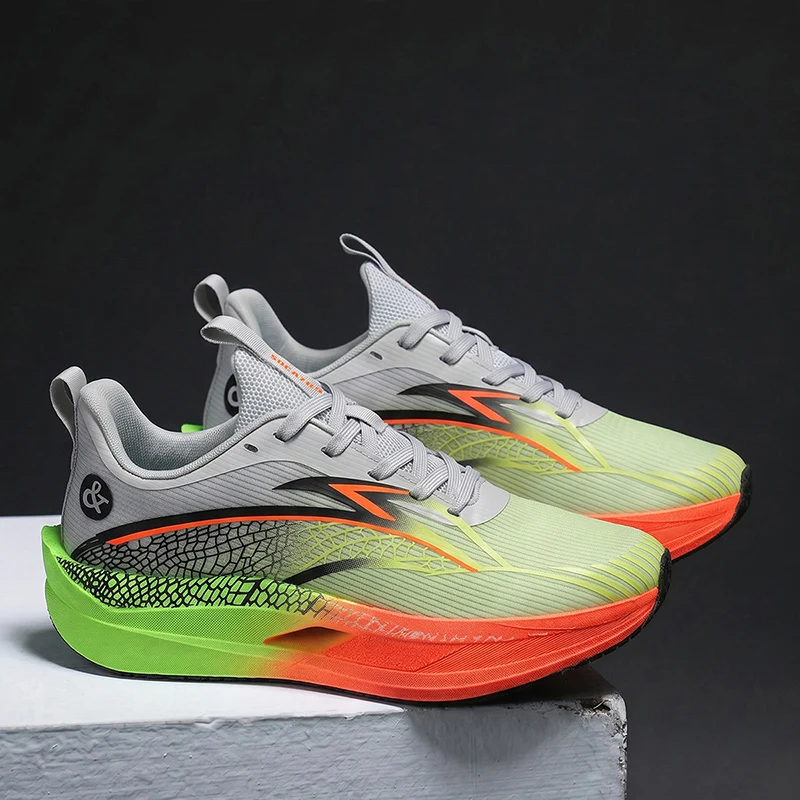 Men's Running Shoes, Lightweight and Breathable, with Soft Cushioning Soles. Suitable for Both Road and Outdoor Use, It Provides Multi-Terrain Grip. It Is the Ideal Choice for Marathon Running, Triathlon, Trail Running, Cycling, Fitness, Aerobic Training, Hiking, and Everyday Wear. Urban Sports Style, Suitable for All Seasons, Ideal for Outdoor Activities, Leisure and Daily Walks.