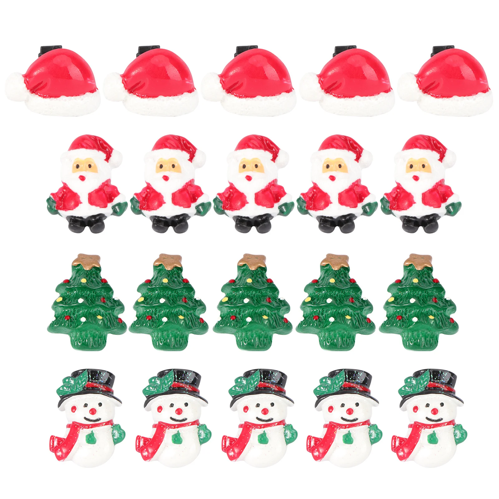 

20Pcs Christmas Shoelace Buckles Durable PVC Cartoon Shoe Accessories Xmas Tree Snowman Santa Claus Decoration for Party