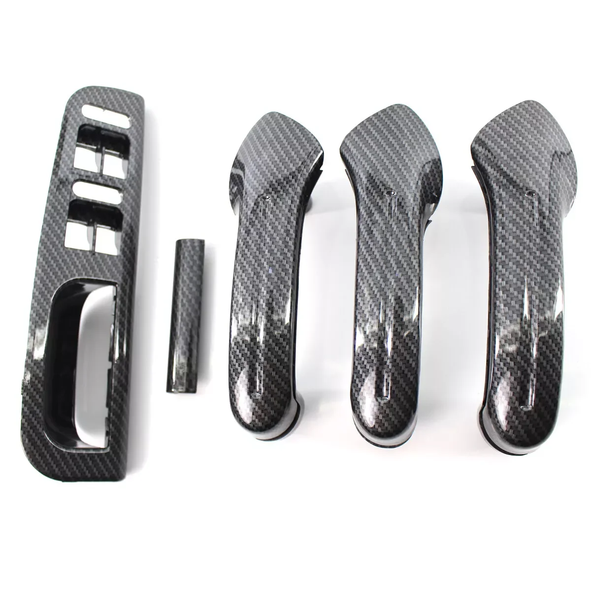 Carbon Fiber LHD Car Front Rear Left Right Door Pull Grab Handle For VW Bora Golf 4 MK4 Jetta 1999 2000 2001 2002 2003 2004