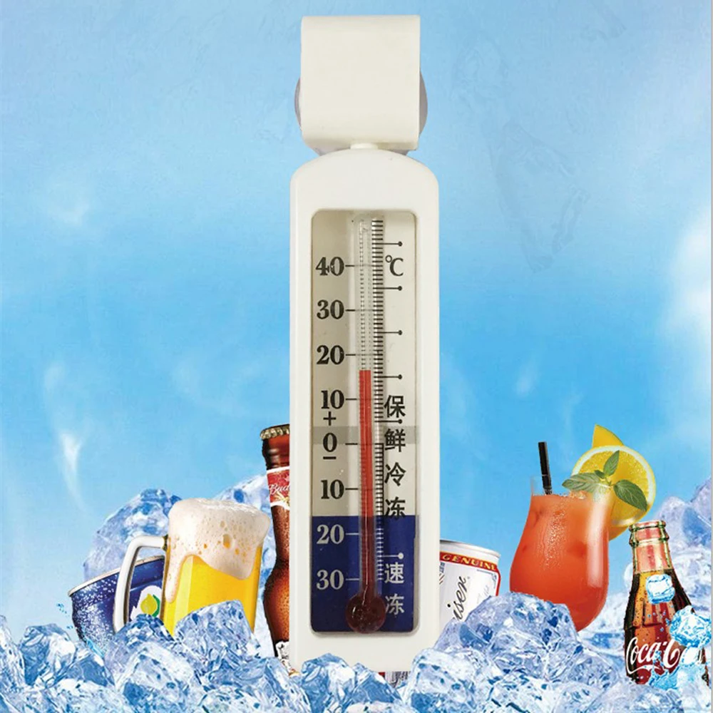 

Refrigerator Thermometer -30℃-40℃ Fridge Temperature Gauge with Sucker for Freezer Cooler