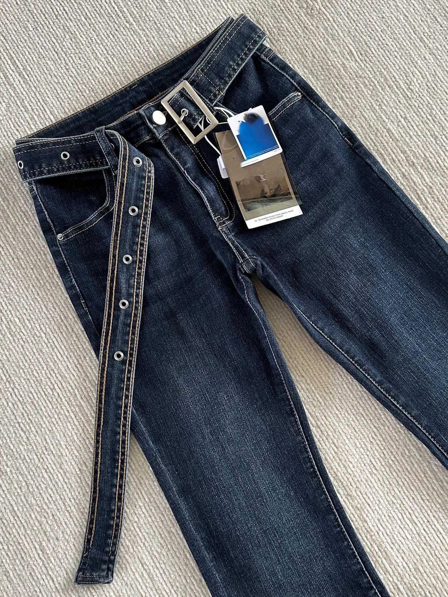 

Женские джинсы Bootcut с высокой талией, рваные, повседневные, свободные, с глубокими стразами, с ощущением панели, с подтяжкой ягодиц, для колледжа, семь точек