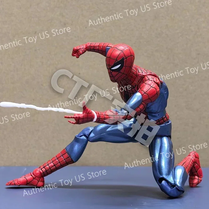 ألعاب Ct الأصلية Mafex 075 The Amazing Spider-Man - Comic Ver. أنيمي عمل نموذج لجسم هدية #2