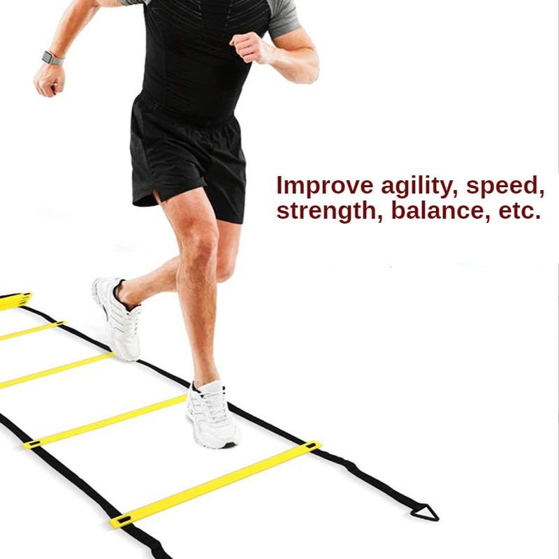 Agility Speed Ladder Stairs Nylon Straps Training Ladders Agile Staircase for Fitness Soccer Football Speed Ladder Equipment