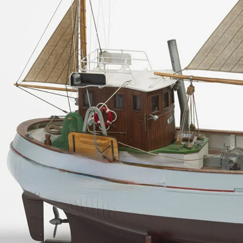 Wooden Sailboat Model Mary Ann Assembly Kit DIY Handmade Ship Model Kit Toy Gift Sailboat Model Ornaments Collection