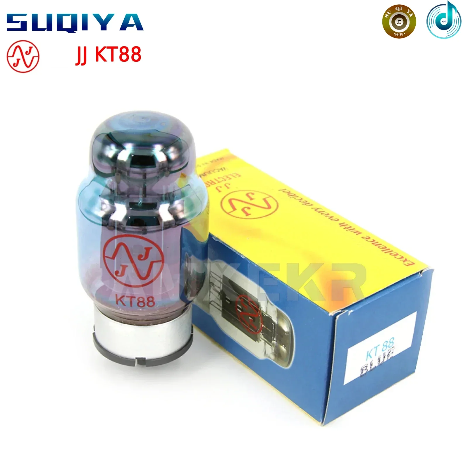 SUQIYA-JJ KT88 Vacuum Tube Blue Replaces 6550 kt120 KT66 KT88 Electronic Tube Amplifier HIFI Audio Valve Matched Quad Genuine