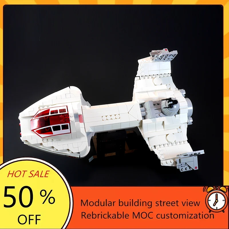 

Набор для сборки космического корабля из 654 деталей: популярная модель из фильма «Звездные войны», модульный конструктор, технологичный подарок, праздничный набор для детей