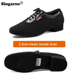 Dance Shoes Men 2024 New Modern Dance Shoes Indoor Outdoor Suede Soft Sole Men's Training Stage Dance Wear Male Jazz Latin Shoes