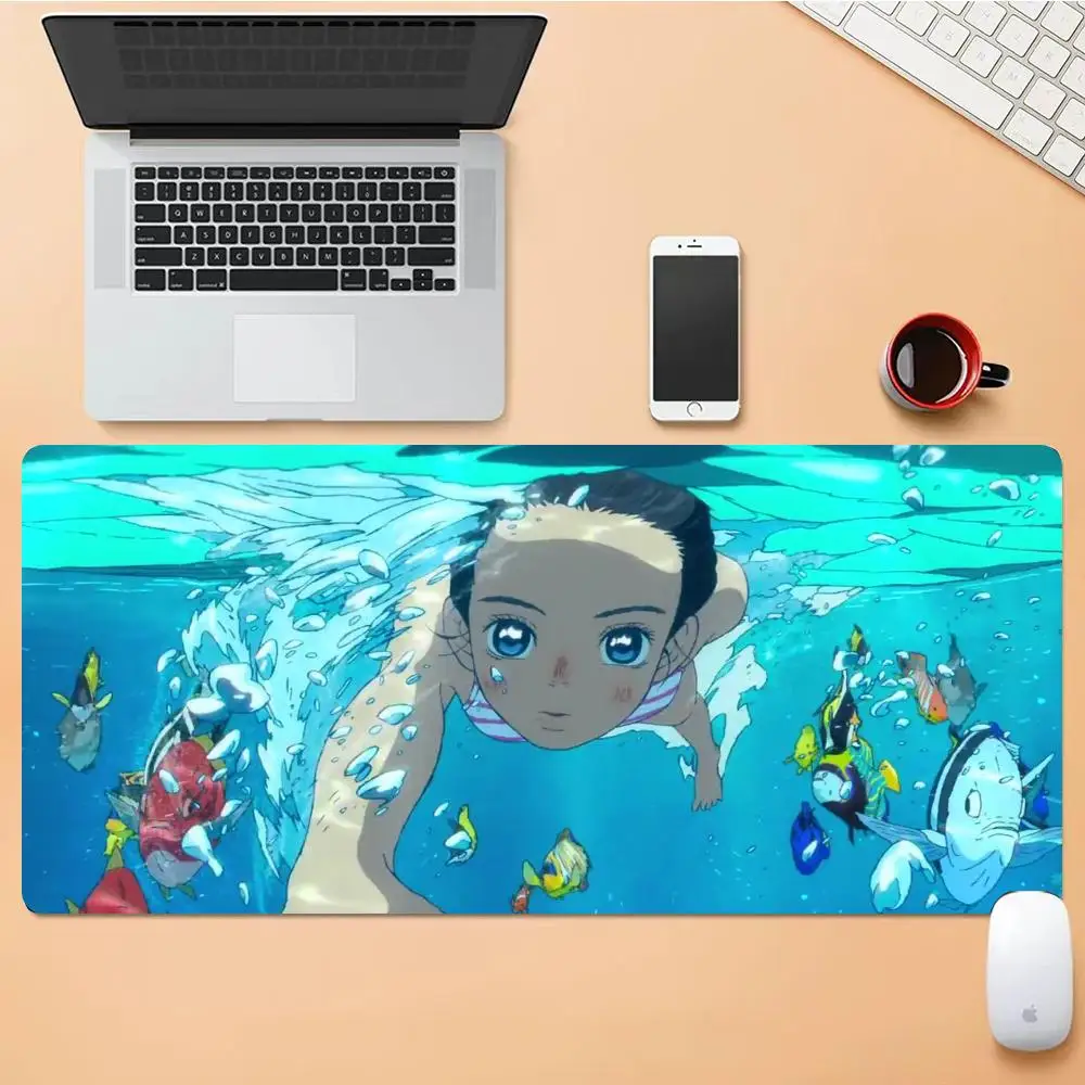 

Children Of The Sea Mouse Pad Desk Mouse Pad Cute HD Desk Pad Extended Gaming Keyboard Mats Large XXL Gamer Mousepad 90x40