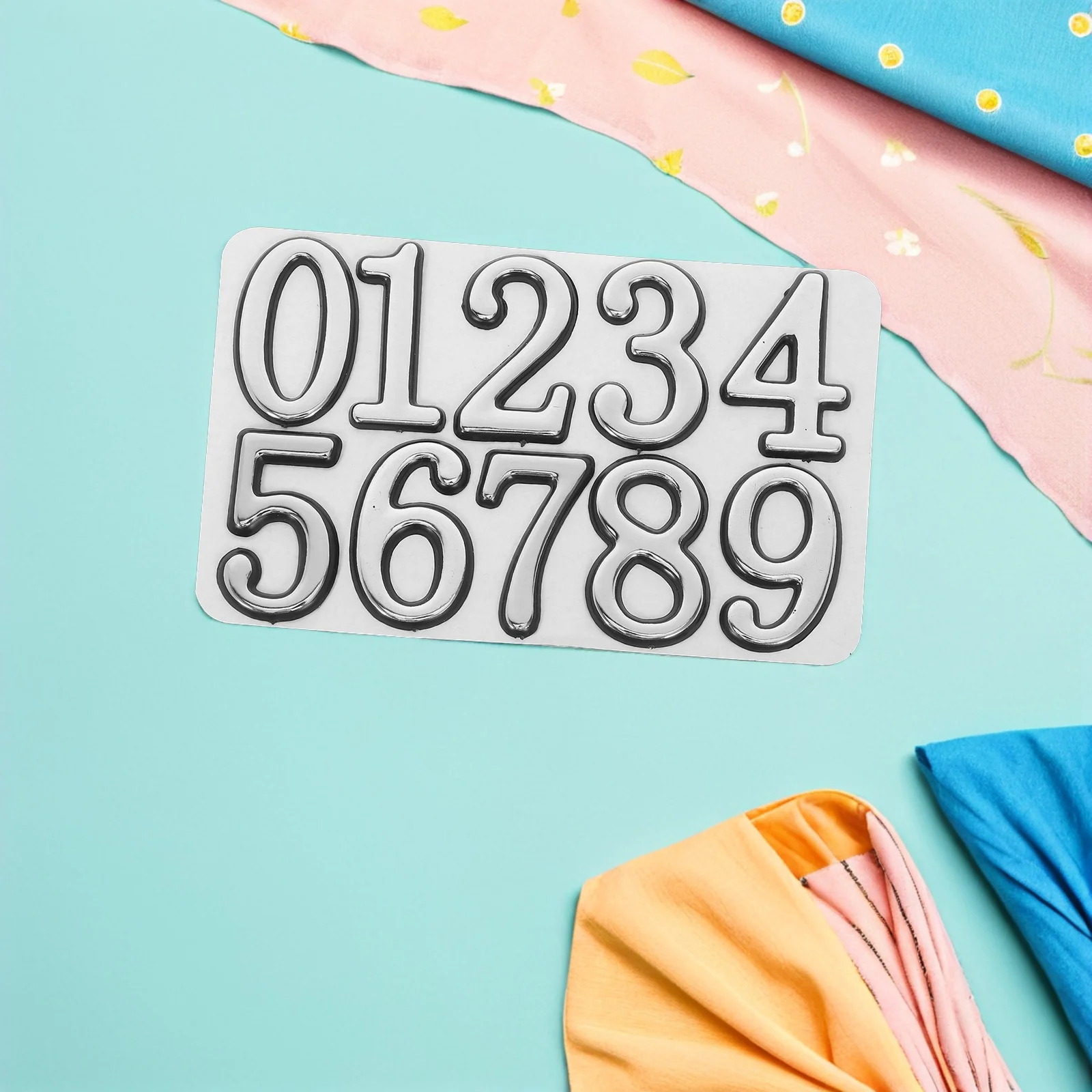 

2 Sets House Number Sticker DIY Trash Can Numbers Mailbox Stickers Door on Address for Letter Adhesive outside