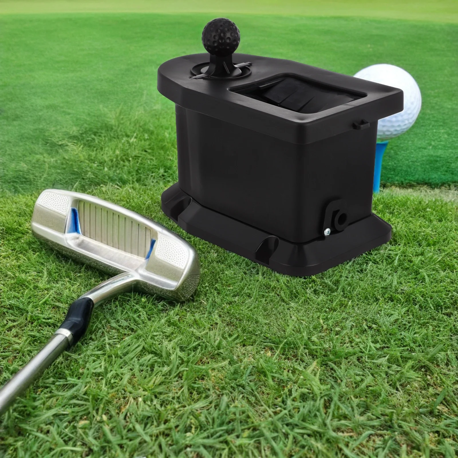 2-In-1 Portable Golf Cleaner Brush For Club Head Ball Washing Manual Operated Efficient Golf Accessories Cart