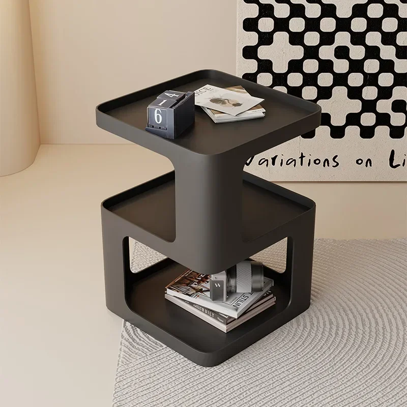 Mesa auxiliar de lujo moderna, mueble para sofá, mesita de noche creativa con personalidad para sala de estar, Mini mesa pequeña nórdica, mesa de centro nueva