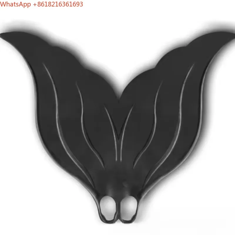 Limited Offer Mermaid Flippers Training Swimming Silicone Fish Tail Diving Adjustable Flippers