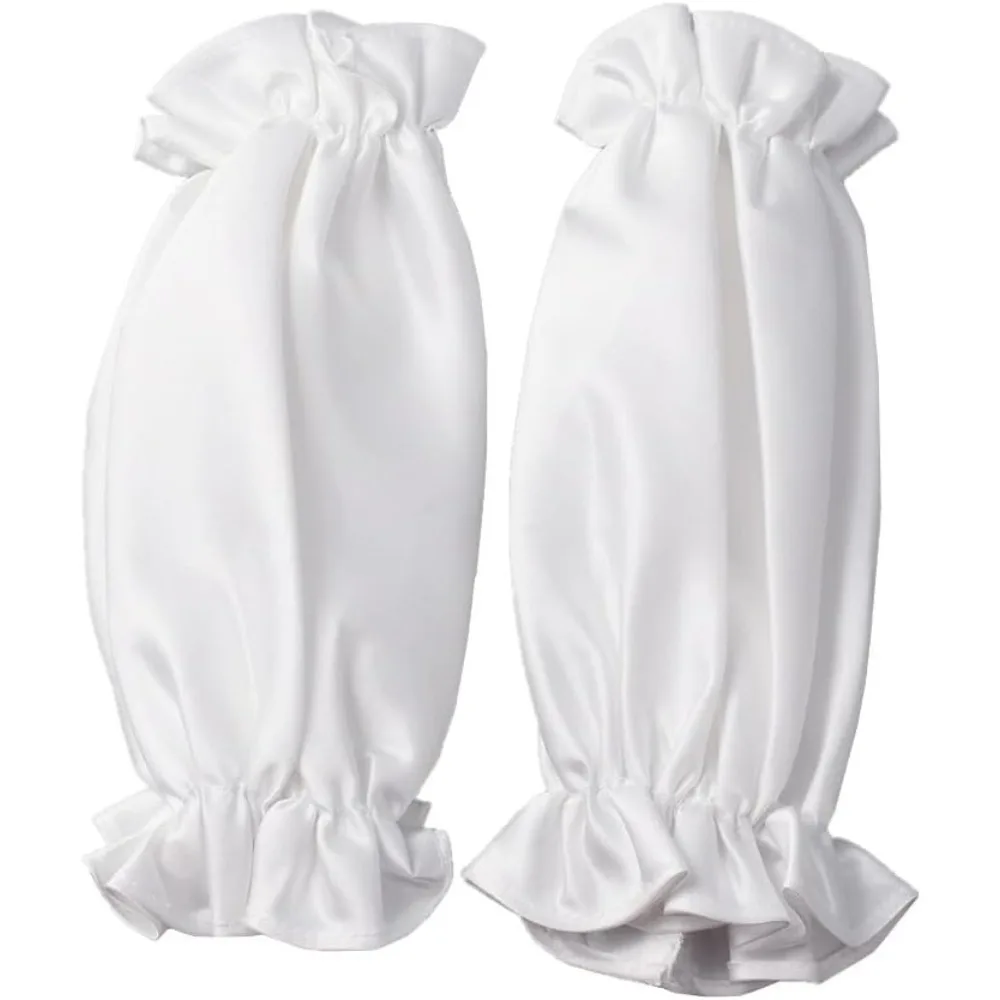 Satin-Armstulpen für Damen Weiß 285x121x8mm