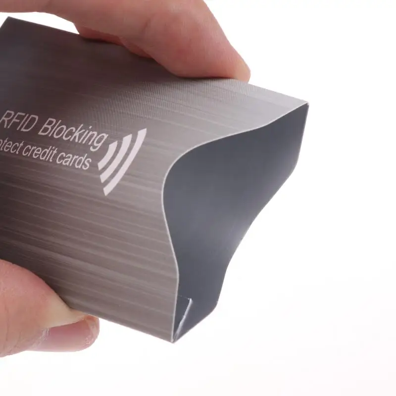 1Pcs Skin Case Covers Protection Bank Card Case Fashion Anti Theft For RFID Credit Card Protector Blocking Cardholder Sleeve