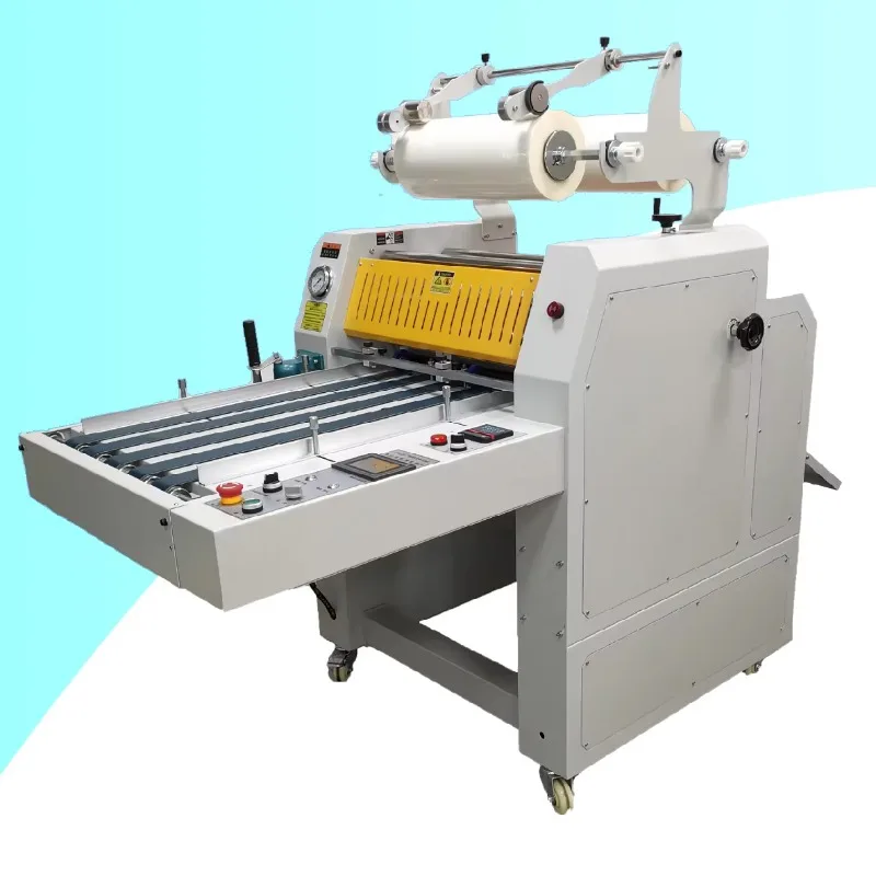 520mm Single Side Hydraulic Roll Laminator Photo Laminating Machine With Auto Overlap