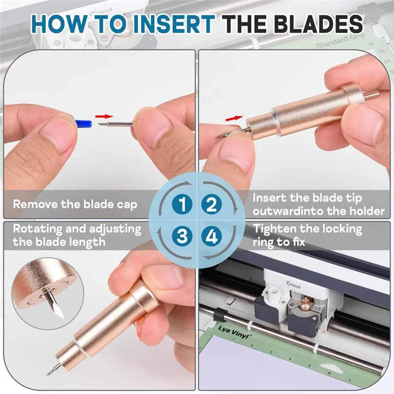 Cutting Blades - 90PCS Replacement Blades For Explore Air/Maker/Expression, 60PCS 45° Standard Blades-ABUA