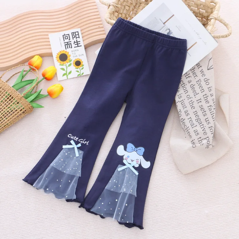 Sanurgente Cinnamoroll-Pantalon anti-moustique pour enfants, Mymelody Kuromi, FJCotton, Spring At, viser pour enfants, Automne, Fille, Garçon