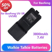 Walkie Talkie Batteries for BaoFeng UV-5R UV5RE BL-5 Walkie Talkie Battery 7.4V 3800mAh Rechargeable Battery Accessories