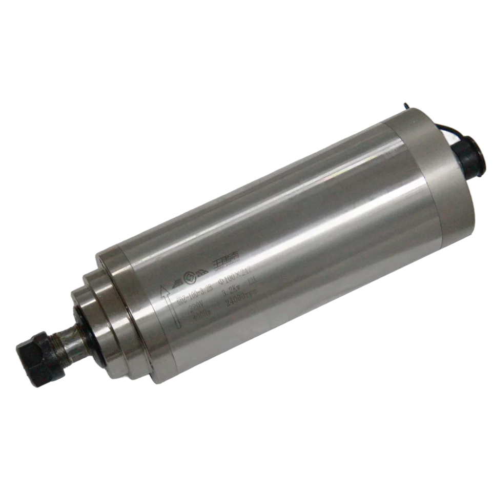 

100mm Dia 3.2kw Spindle Motor High Speed Water Cooler CNC Router for Wood Carving Brand Spindle 24000rpm