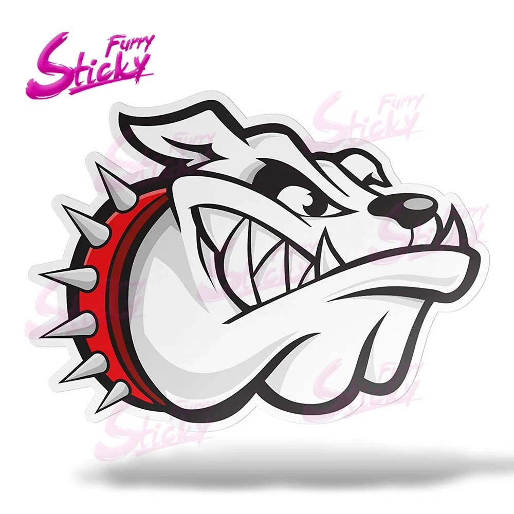 Wolf Biker Biker Rider Sticker Muscle Bully Dog Vinyl Car Stickers - Waterproof Decals for Cars Trucks SUVs Window Bumper Laptop