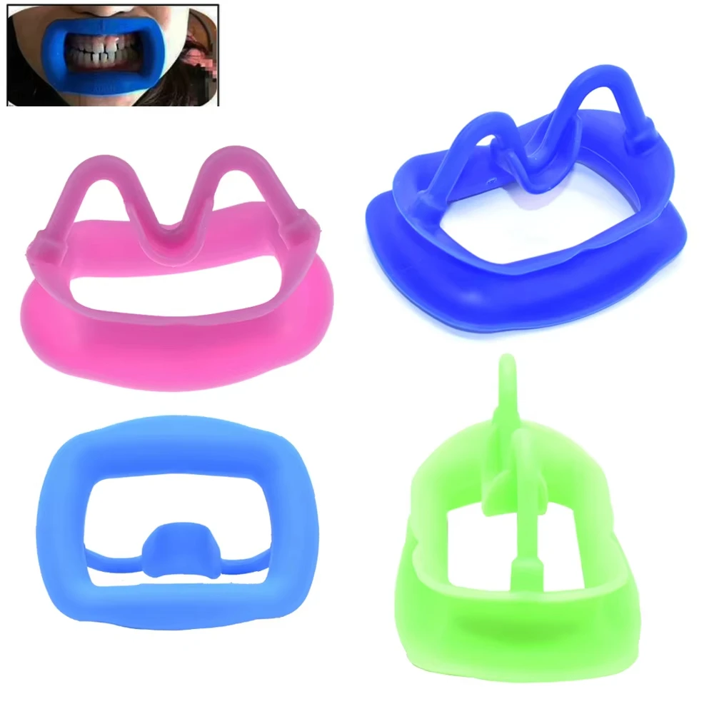

NIGF Dental Soft Silicon 3D Lip Cheek Retractor Mouth Opener Cheek Expand Dental Orthodontic Consumables 4 Colors Available