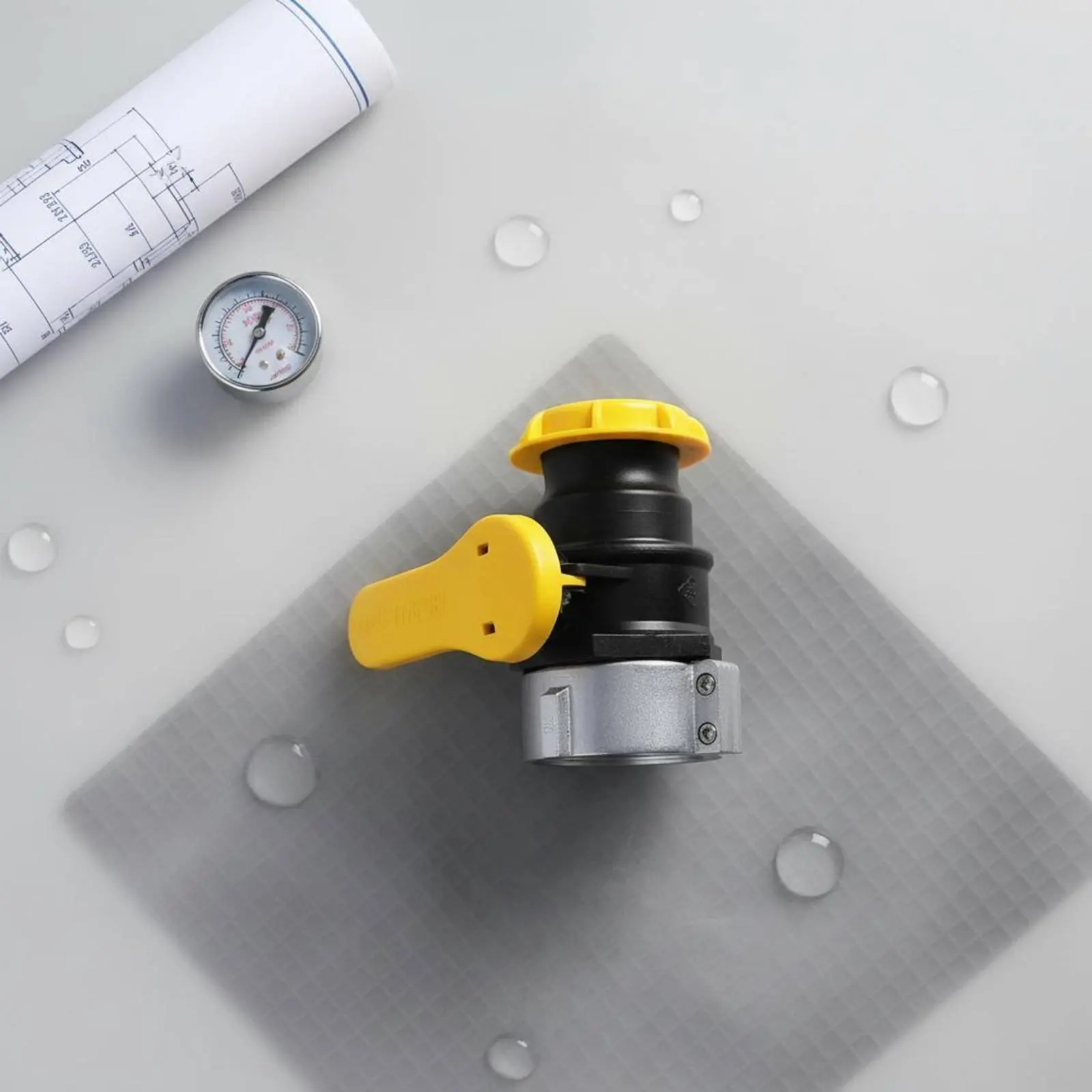

S75 Bulk Container Container Flow Control Corrosive and Alkali Resistant Bulk Container Tote Pivoting Sphere Fitting