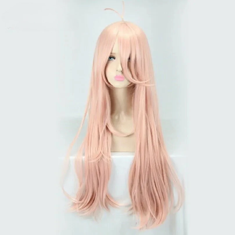 Danganronpa V3:Killing Harmony Miu Iruma Long Light Pink Wig Cosplay Wig Party