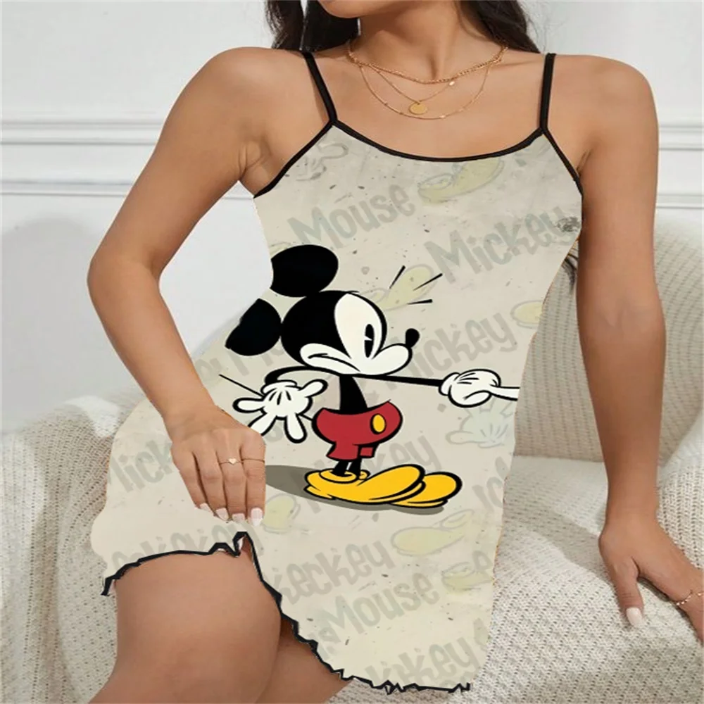 Plus Size Women Lingerie for Relationship Sexy Nightdress Sleepwear Women's Nightgowns for Sleeping Free Sexy Nightgown Mickey