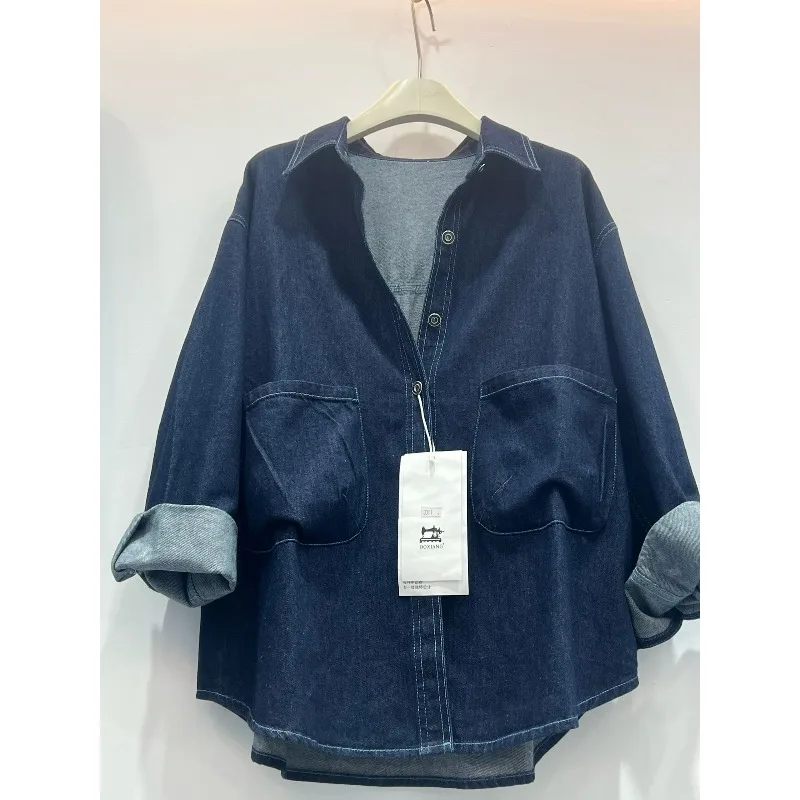 SuperAen 2026 Spring and Autumn New Loose Fashion Stripe Shirts Tops Single Breasted Casual Shirts