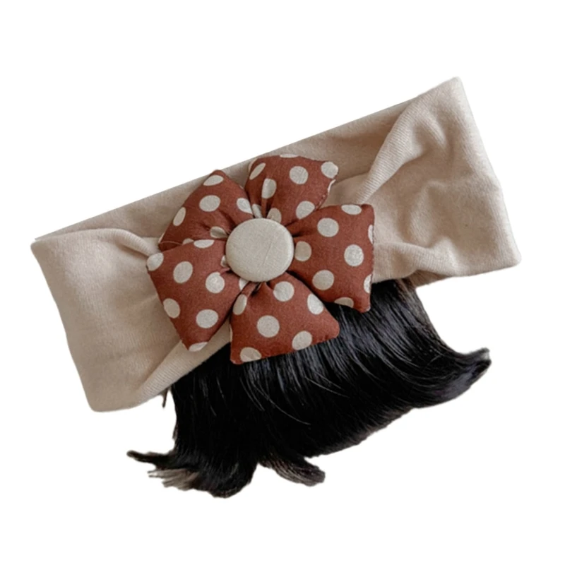 Children's Adorable False Bangs Headband with Flower Designing Comfortable