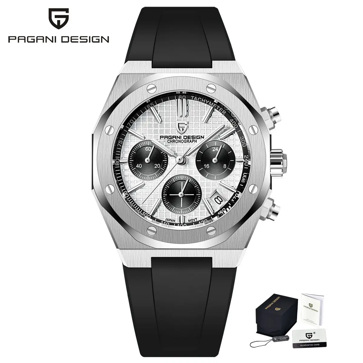 PAGANI DESIGN 2026 New VK63 Men's Business Quartz Watch Sapphire Stainless Steel 20Bar Waterproof Sports Chronometer Code Watch image 3