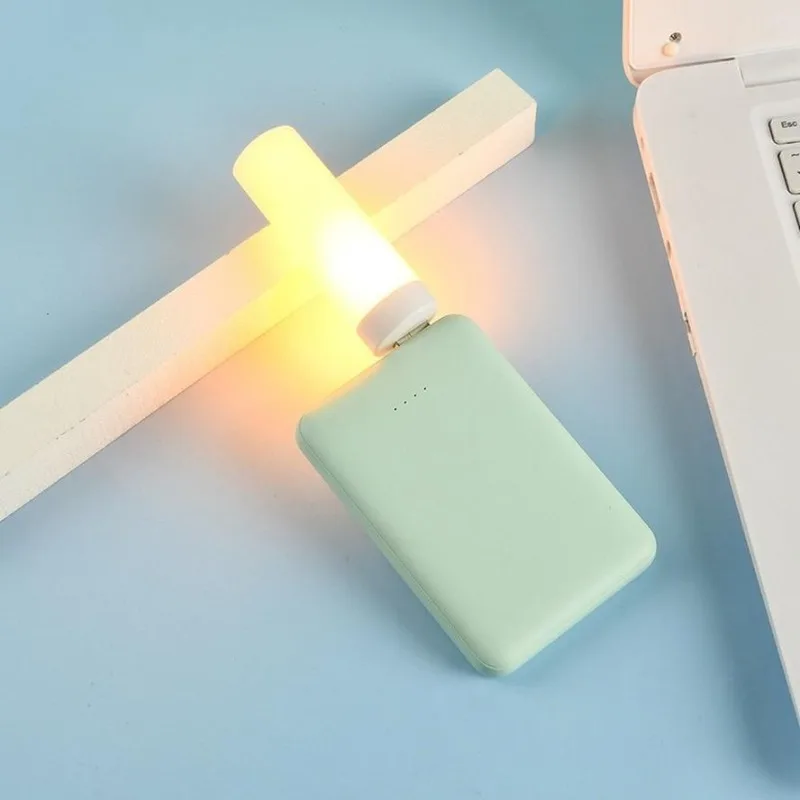 2pcs/4pcs LED USB Atmosphere Light Flame Flashing Candle Lights Book Lamp for Power Bank Camping Lighting Cigarette Light