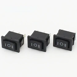 3 position rocker switch 3 pins on off on snap switch  5pcs