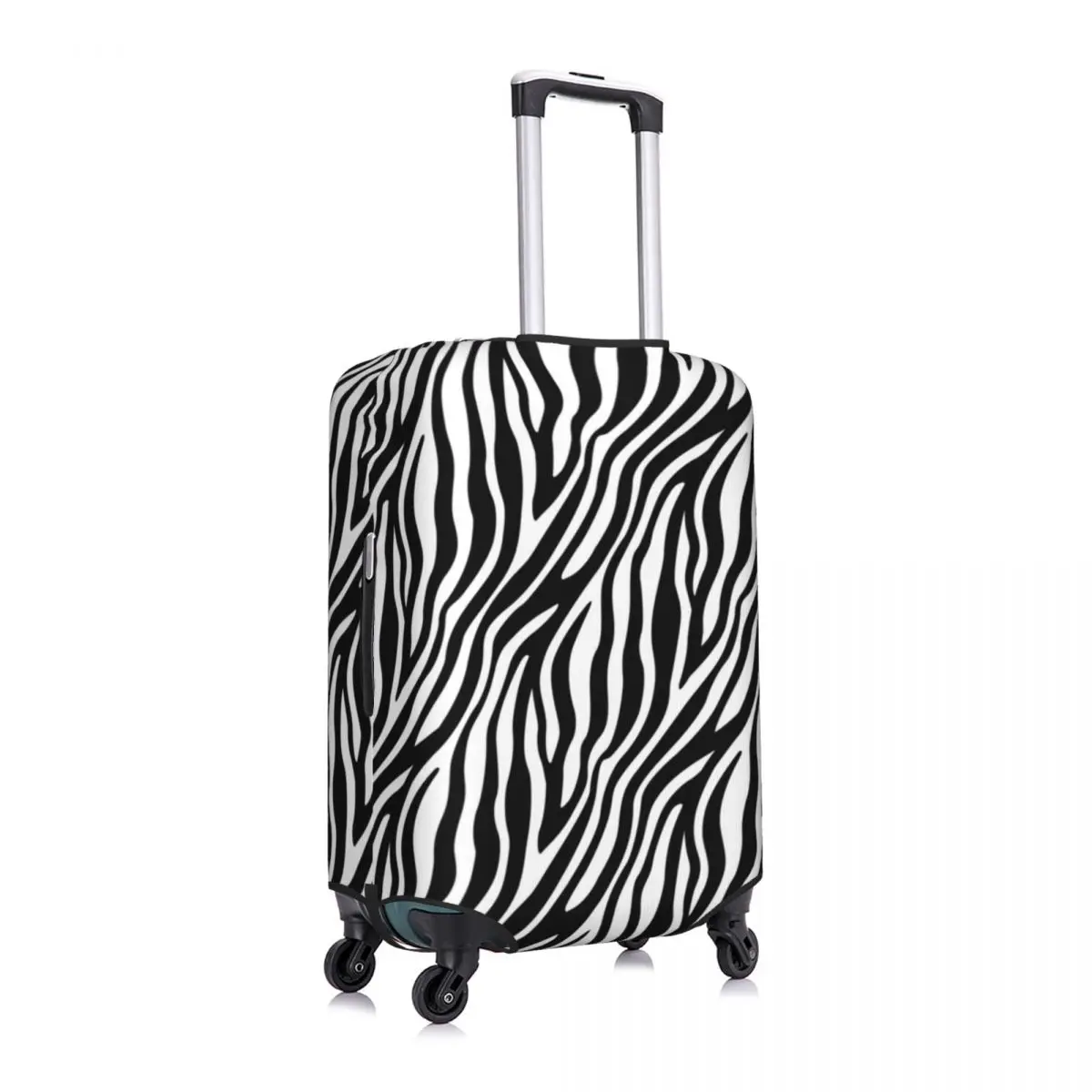 Juste de valise à motif zèbre avec imprimé animal africain, valise élastique, protection de voyage de croisière, bagages, fournitures de vol