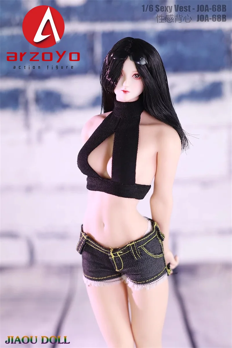 JOA-68 1/6 スケール女性セクシーなオープン胸ベストホットショーツ服モデル 12 インチ TBL JIAOU 女性アクションフィギュア人形用