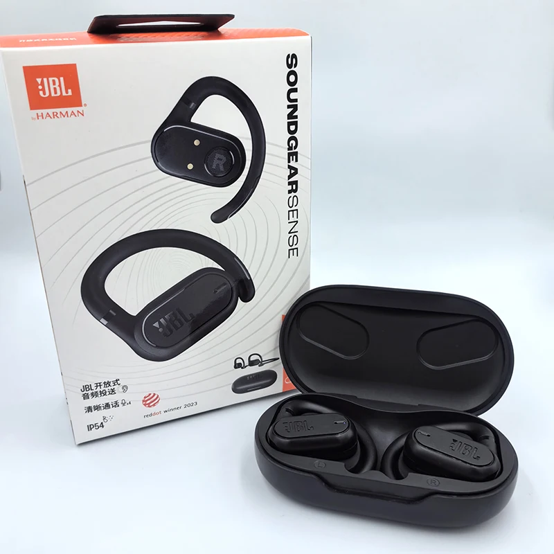 Originele Jbl Soundgear Sense Echte Draadloze Open-Ear Hoofdtelefoon Sport Hardloopheadset Basgeluid Muziek Oortelefoon Hk Versie