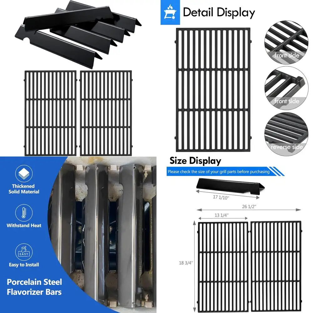 

Weber Genesis II E-310 Grill Replacement Grates for Models E-315, E-335, S-310, S-335, E-330 LX, and GS4 Grills