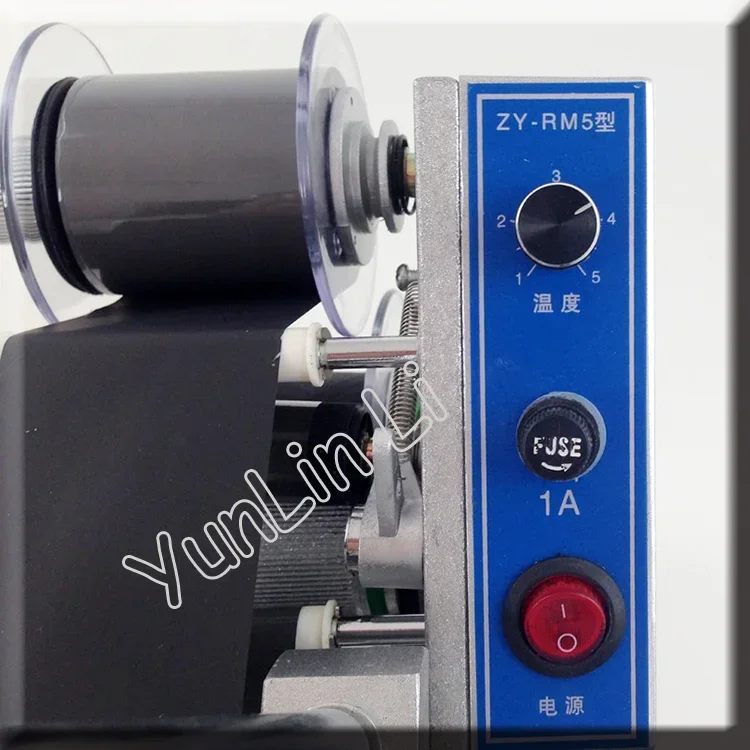 Heat Ribbon Printer Date Coding Machine Color Hot Printing Machine 220V/110V Film Bag Date Printer ZY-RM5-C