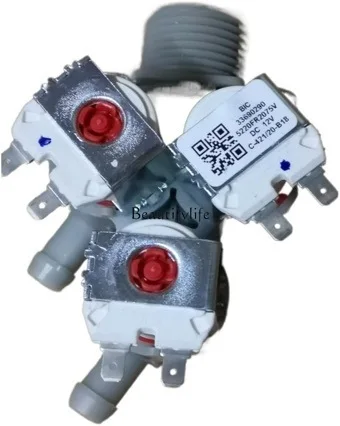 أجزاء كهربائية لصمام مدخل المياه للغسالة 5220FR2075V مناسبة للغسالة DC12v