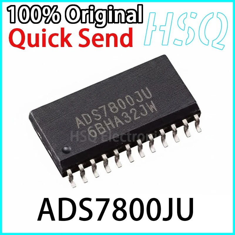 1PCS New ADS7800JU ADS7800 Package SOP24 12 Bit ADC Analog-to-digital Converter Chip in Stock