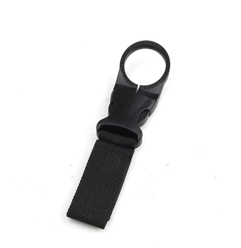 Cinturón para hombre, llavero con hebilla, gancho, soporte para botella de agua, colgador de botella de agua para acampar, hebilla de correas, mosquetón, Clip para cinturón