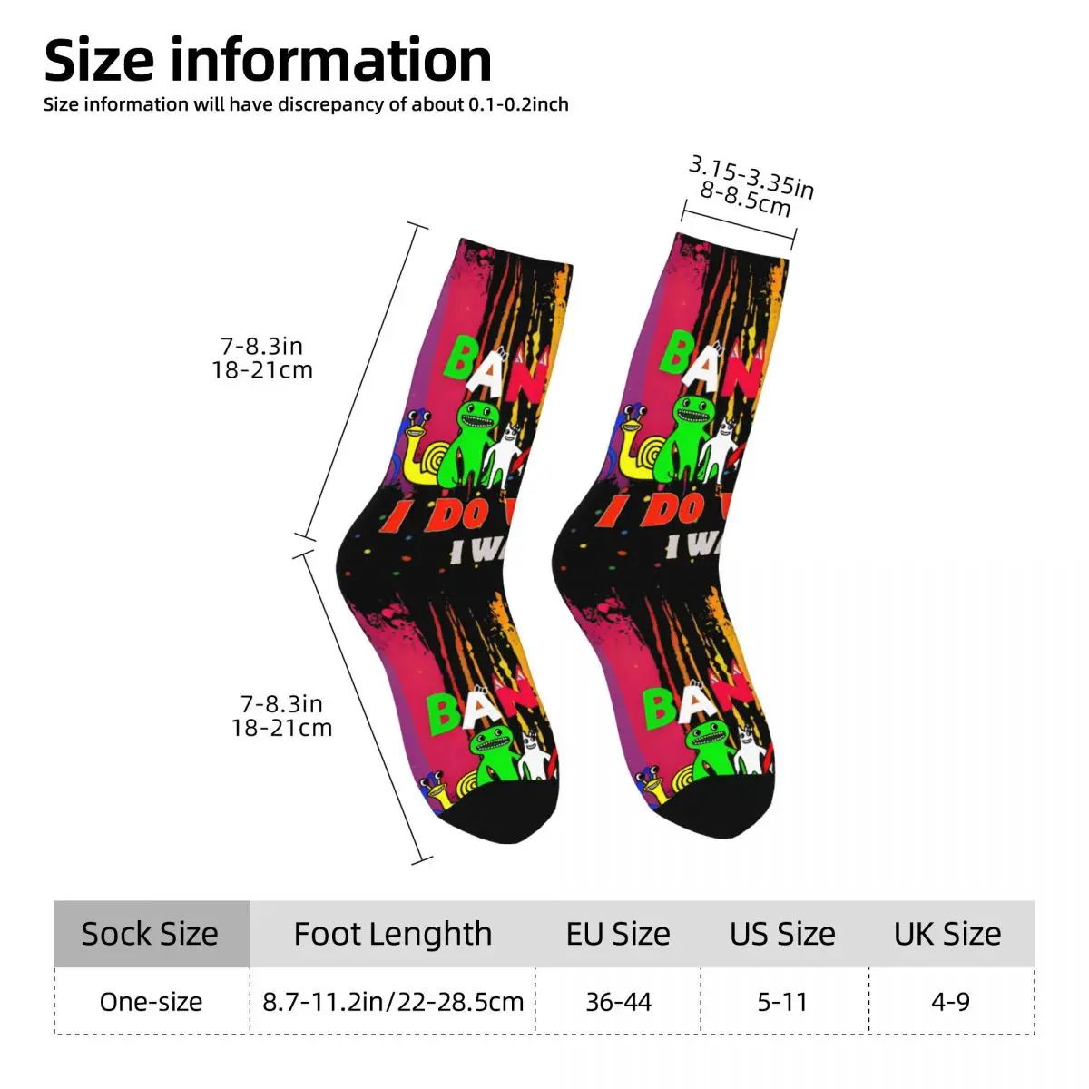 Garten von Banban Zeichen bunte Socken Männer Frauen Polyester Socken Harajuku Frühling Sommer Herbst Winter Mittel rohr Socken