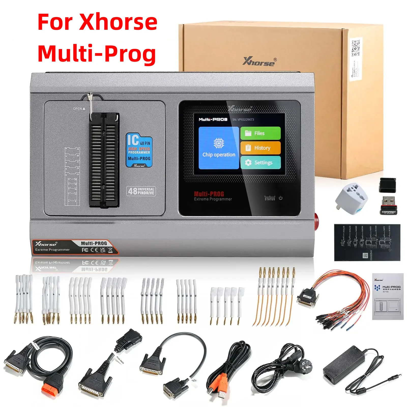 Xhorse Multi Prog Multi-Prog Programmer ECU Gearbox Programmer Support ECU Read/Write/Clone Update Version of VVDI Prog